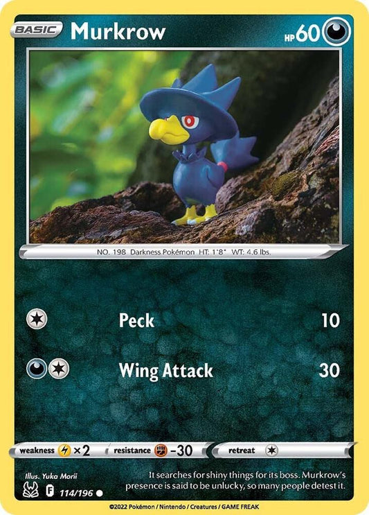 Murkrow 114/196 (SWSH11: Lost Origin) 
