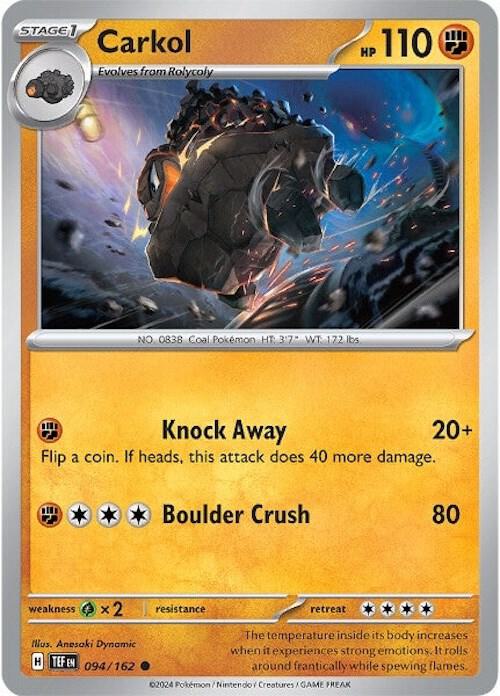 Carkol 094/162 (SV05: Temporal Forces)  - Reverse Holofoil