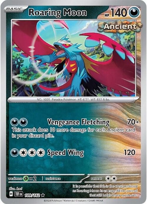 Roaring Moon 109/162 (SV05: Temporal Forces)  - Reverse Holofoil