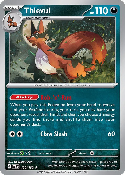 Thievul 120/182 (SV04: Paradox Rift)  - Holofoil