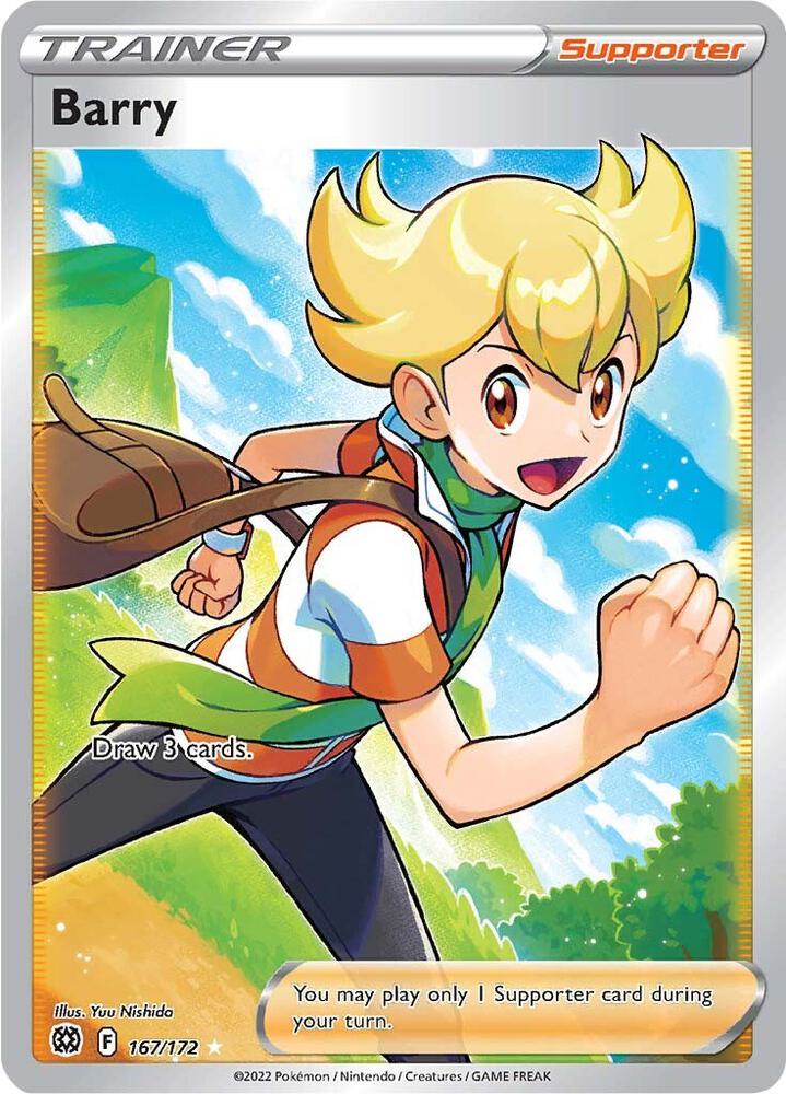 Barry Full Art 167/172 (SWSH09: Brilliant Stars)  - Holofoil