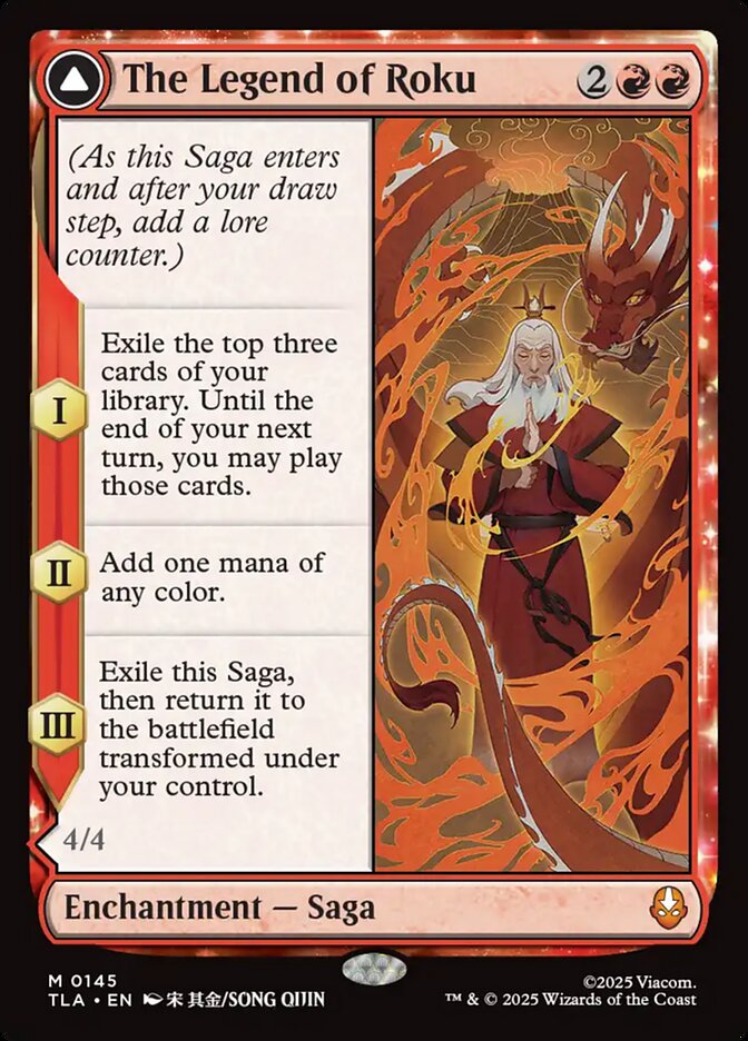 The Legend of Roku // Avatar Roku 145 (Avatar: The Last Airbender)  - Foil