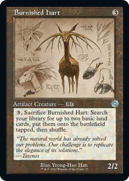 Burnished Hart Schematic 71 (The Brothers' War: Retro Frame Artifacts) 