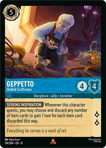 Geppetto Skilled Craftsman 174/204 (Reign of Jafar) 
