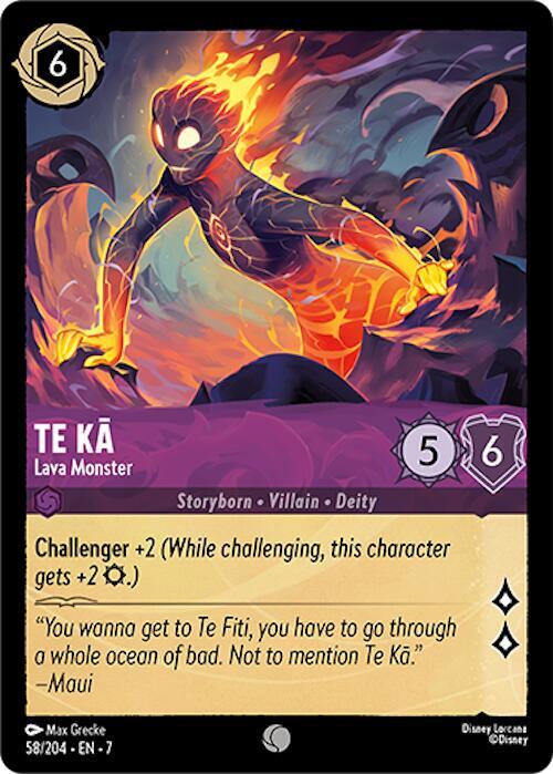 Te Kā, Lava Monster 58/204 (Archazia's Island) 