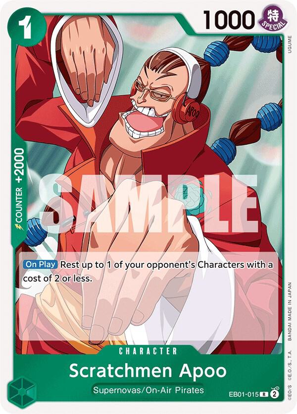 Scratchmen Apoo EB01-015 (Extra Booster: Memorial Collection)  - Foil