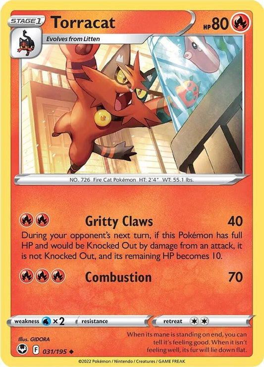Torracat 031/195 (SWSH12: Silver Tempest) 
