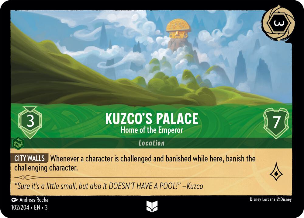 Kuzco's Palace, Home of the Emperor 102/204 (Into the Inklands) 