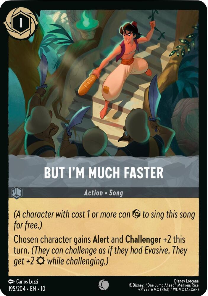 But Im Much Faster 195/204 (Whispers in the Well)  - Cold Foil