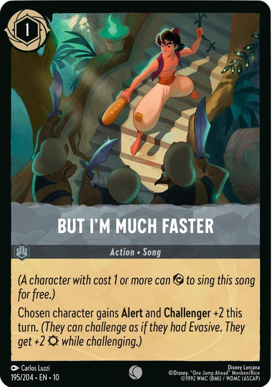But Im Much Faster 195/204 (Whispers in the Well)  - Cold Foil