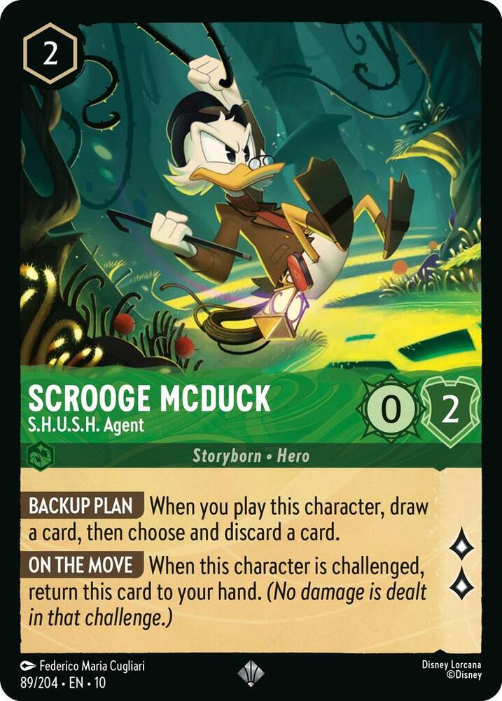 Scrooge McDuck SHUSH Agent 89/204 (Whispers in the Well) 