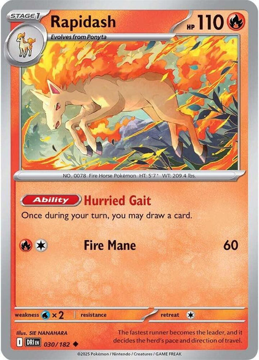 Rapidash 030/182 (SV10: Destined Rivals) 