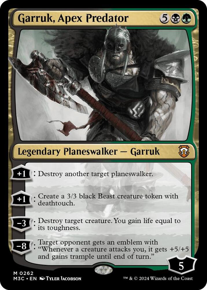 Garruk Apex Predator 262 (Commander: Modern Horizons 3) 