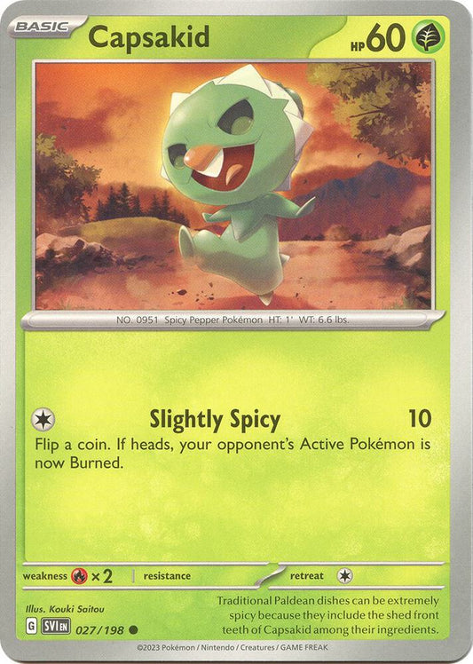 Capsakid 027/198 (SV01: Scarlet & Violet Base Set) 