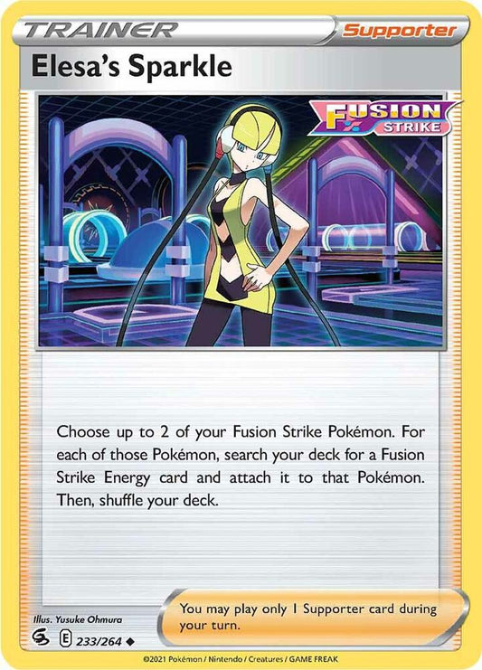 Elesa's Sparkle 233/264 (SWSH08: Fusion Strike) 