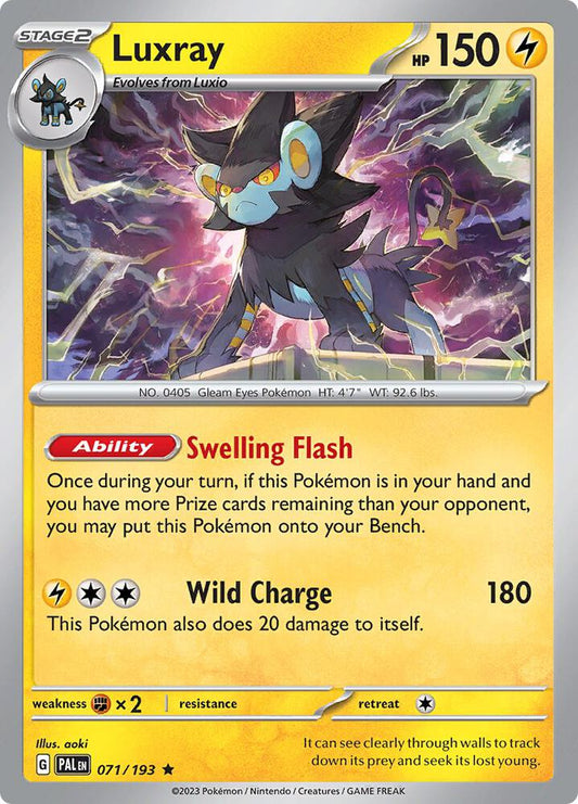 Luxray 071/193 (SV02: Paldea Evolved)  - Holofoil