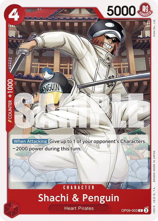 Shachi & Penguin OP09-003 (Emperors in the New World) 