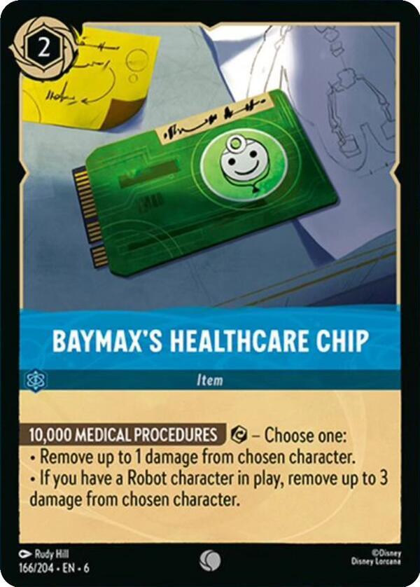 Baymax's Healthcare Chip 166/204 (Azurite Sea)  - Cold Foil