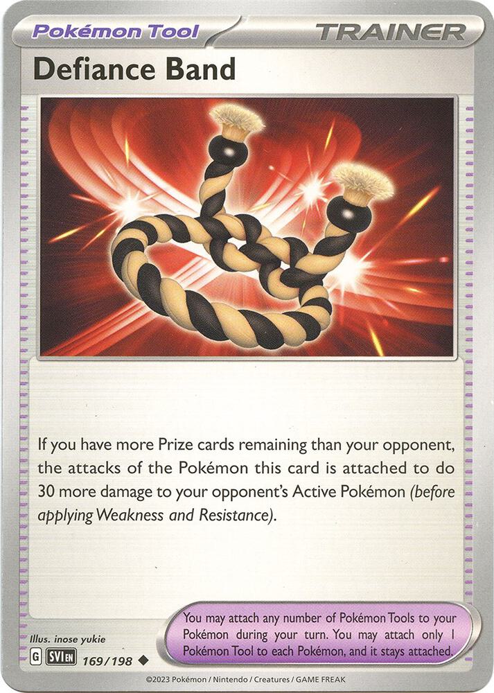 Defiance Band 169/198 (SV01: Scarlet & Violet Base Set) 
