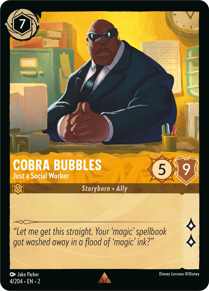 Cobra Bubbles Just a Social Worker 4/204 (Rise of the Floodborn) 
