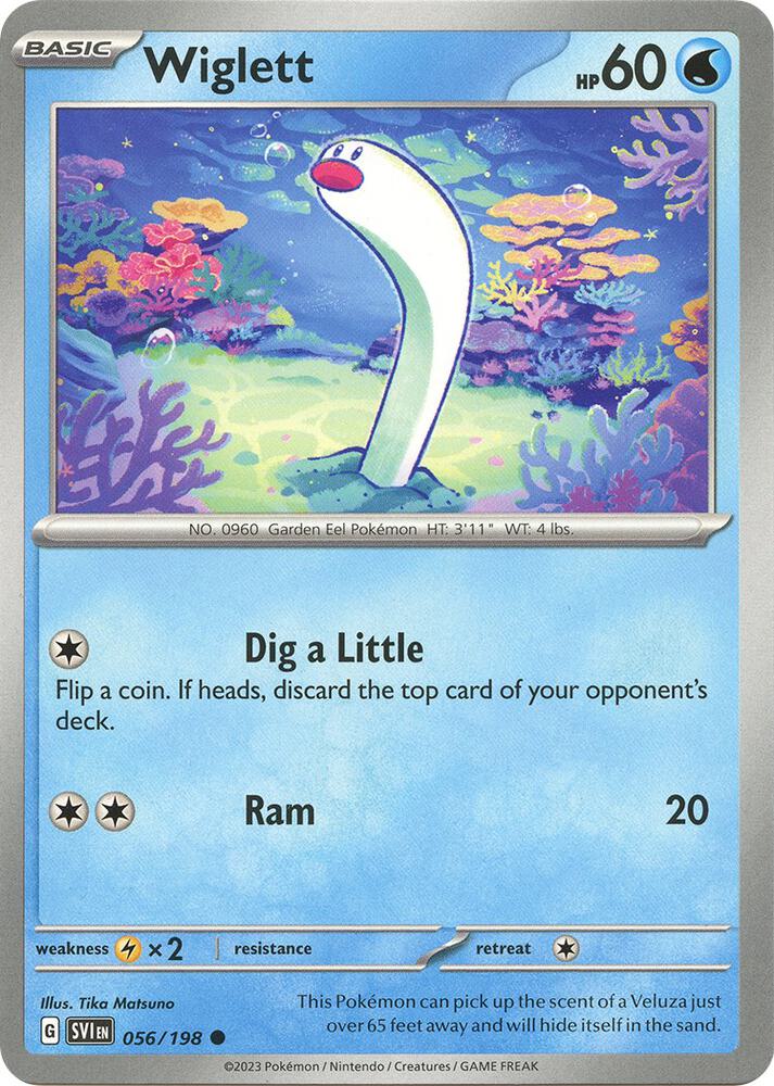 Wiglett 056/198 (SV01: Scarlet & Violet Base Set) 