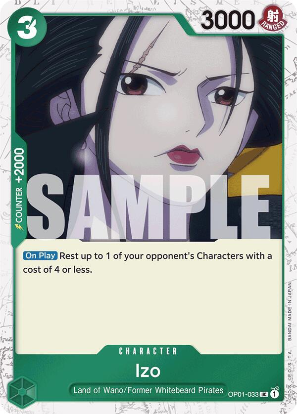 Izo OP01-033 (Premium Booster -The Best-)  - Jolly Roger Foil