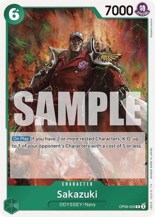 Sakazuki OP09-026 (Emperors in the New World)  - Foil