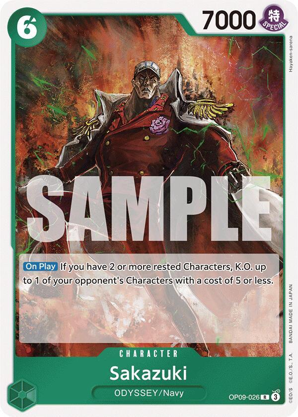 Sakazuki OP09-026 (Emperors in the New World)  - Foil
