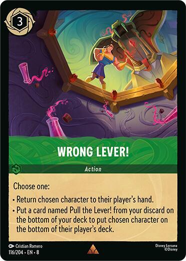 Wrong Lever 116/204 (Reign of Jafar) 