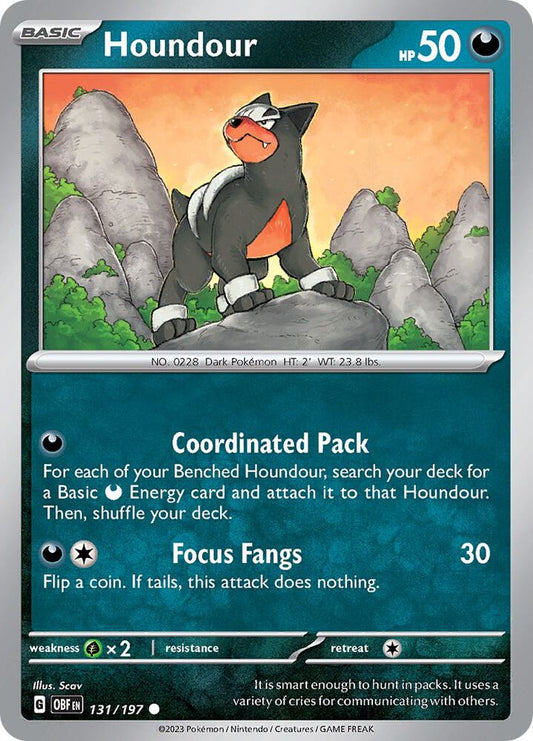 Houndour 131/197 (SV03: Obsidian Flames) 