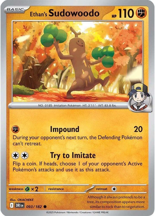 Ethan's Sudowoodo 093/182 (SV10: Destined Rivals) 