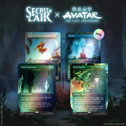 MTG Secret Lair x Avatar - A Lot to Learn Rainbow Foil Edition