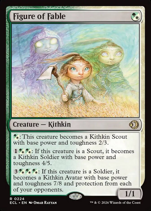 Figure of Fable 224 (Lorwyn Eclipsed)  - Foil
