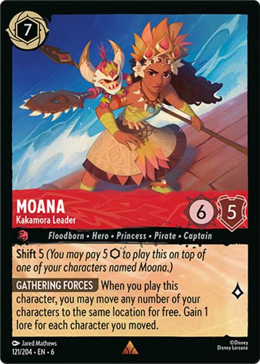 Moana, Kakamora Leader 121/204 (Azurite Sea) 
