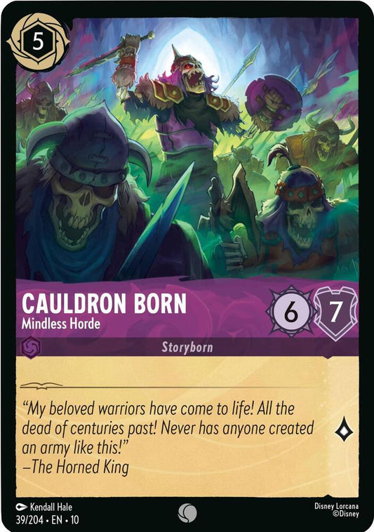 Cauldron Born Mindless Horde 39/204 (Whispers in the Well)  - Cold Foil
