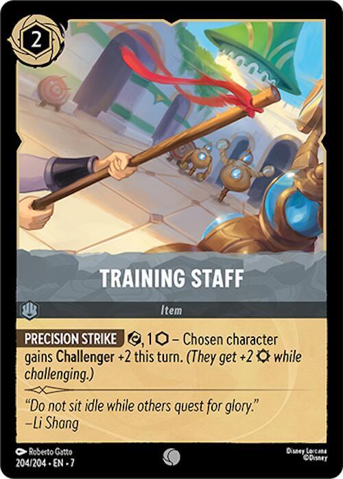 Training Staff 204/204 (Archazia's Island)  - Cold Foil