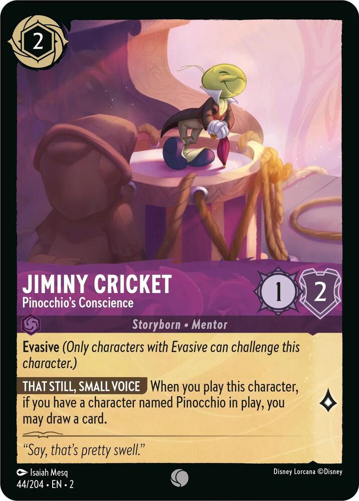 Jiminy Cricket Pinocchios Conscience 44/204 (Rise of the Floodborn) 