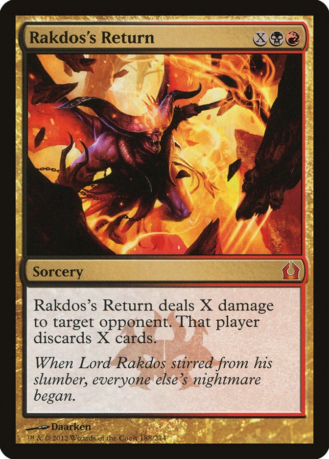 Rakdos's Return 188/274 (Return to Ravnica) 