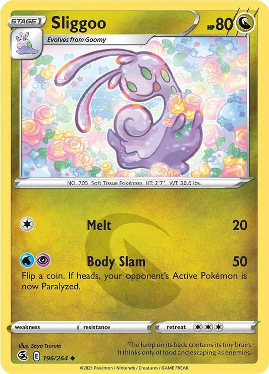 Sliggoo 196/264 (SWSH08: Fusion Strike) 