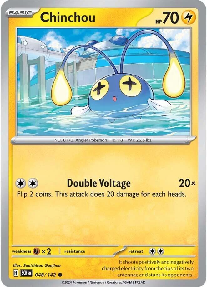 Chinchou 048/142 (SV07: Stellar Crown) 