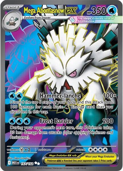 Mega Abomasnow ex 157/132 (ME01: Mega Evolution)  - Holofoil