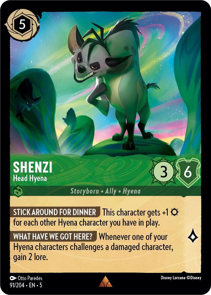 Shenzi, Head Hyena 91/204 (Shimmering Skies) 