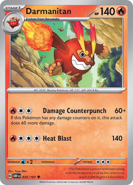 Darmanitan 035/197 (SV03: Obsidian Flames) 
