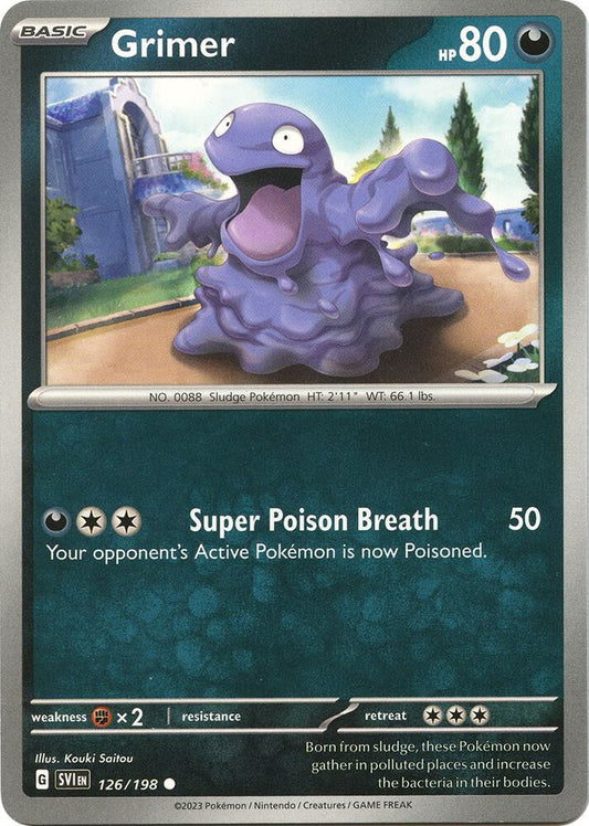 Grimer 126/198 (SV01: Scarlet & Violet Base Set) 
