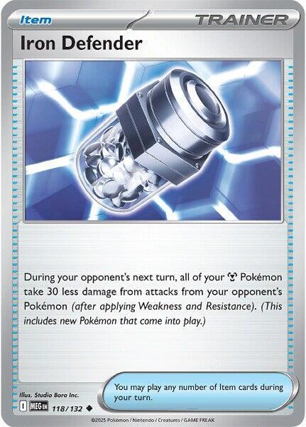 Iron Defender 118/132 (ME01: Mega Evolution) 