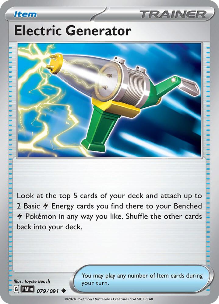 Electric Generator 079/091 (SV: Paldean Fates) 