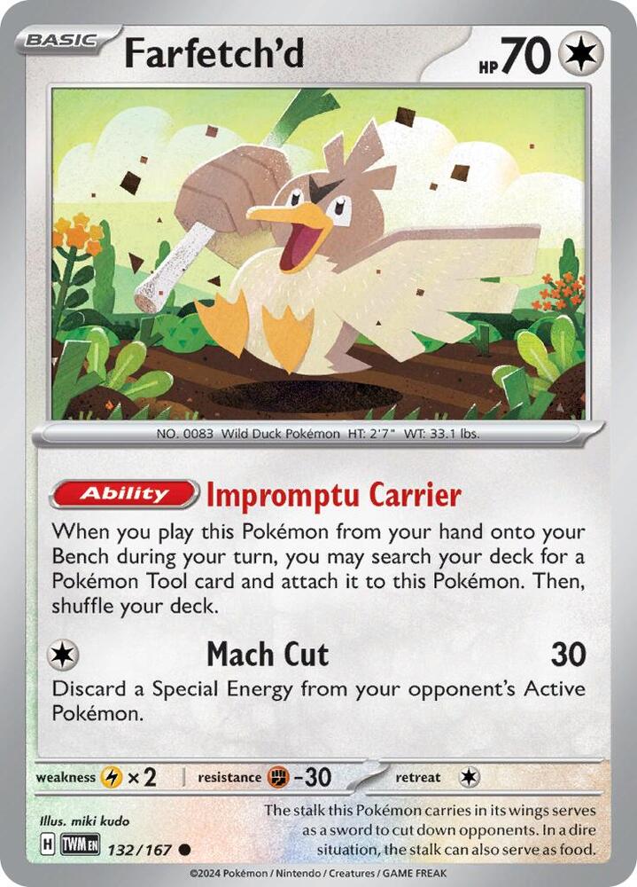 Farfetch'd 132/167 (SV06: Twilight Masquerade) 