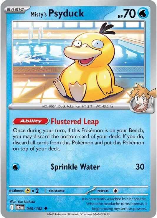 Misty's Psyduck 045/182 (SV10: Destined Rivals) 