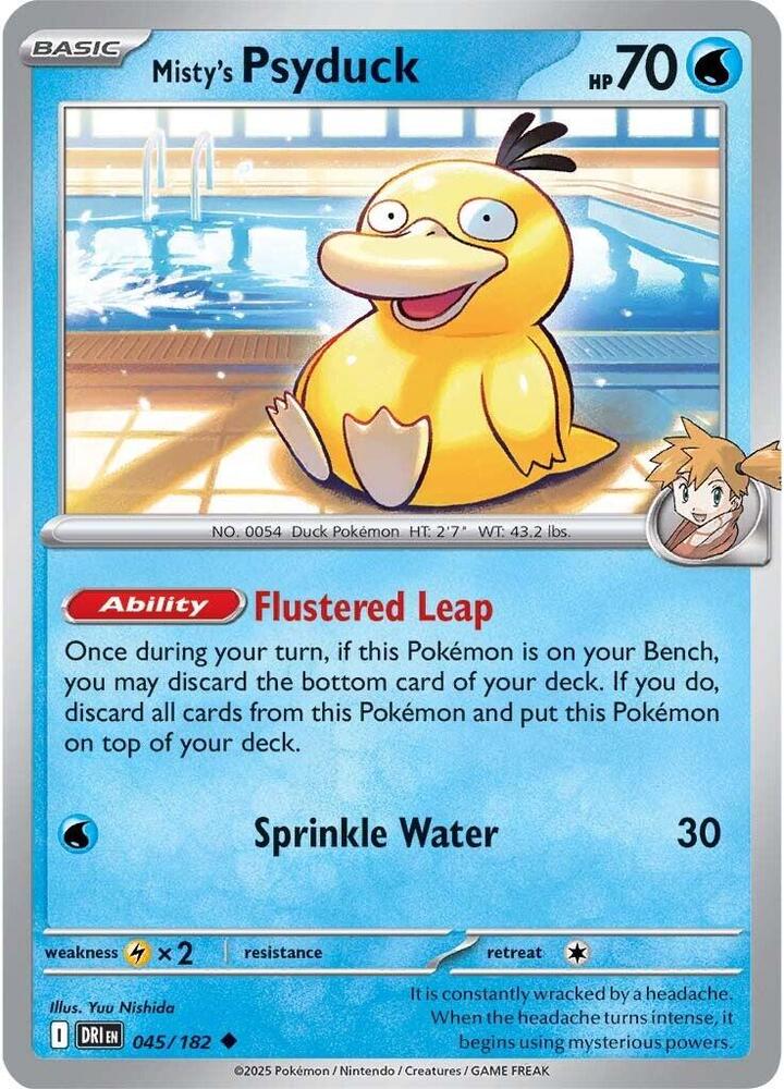 Misty's Psyduck 045/182 (SV10: Destined Rivals) 