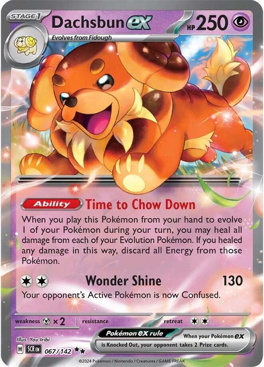 Dachsbun ex 067/142 (SV07: Stellar Crown)  - Holofoil